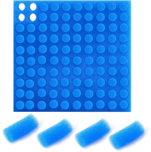 LSUWDE Nasensauger-Hygienefilter, Schaumstoffschwamm, Nasensauger-Filter, Zubehör, Ersatz für Nasensaugerfilter von NoseFrida, BPA-, Phthalat- und Latexfrei, 100 Stück