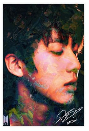 AmAzwi K-Pop BTS Poster 18 Leinwand-Poster, Schlafzimmer-Dekor, Sportlandschaft, Büro, Raumdekoration, Geschenk, ungerahmt: 20 x 30 cm