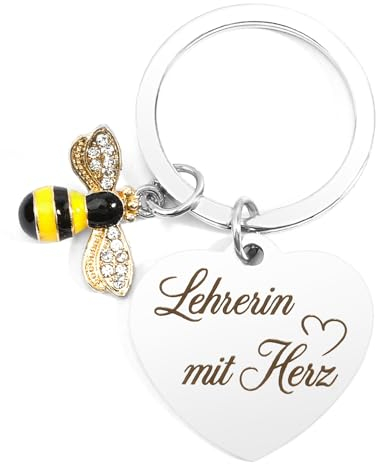 Lehrerin Geschenk Schlüsselanhänger Erzieherin Geschenk Dankeschön Geschenke für Lehrerin Geschenke für Lehrerinnen Geschenk Erzieherin Abschied Geschenk Lehrerin Grundschule Lehrer Geschenk Herz