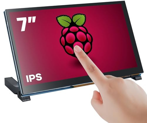 Hosyond 7 pulgadas pantalla táctil IPS DSI compatible con frambuesa Pi 5/4/3, 800x480 pixeles pantalla capacitiva MIPI controlador interfaz libre