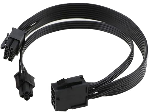 ANBOO Câble d'Extension d'Alimentation ATX Convertisseur de Connecteur CPU 8 Broches vers CPU 8 Broches + 4 Broches pour Carte Mère EPS 12 V