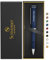 Scriveiner Personalisierte Blaue Rollerball EDC Pen, Atemberaubende Pocket Pen mit Chrom-Finish, Cool Writing Pen, Beste Pen Geschenk, Beste gravierte Roller Ball Geschenk-Set, Custom Name Gravur