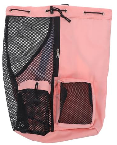 KOMBIUDA Praktischer Rucksack mit Kordelzug Netz-Reisetasche mit Kordelzug für Sport Fitnessstudio Wandern Camping und Outdoor-Aktivitäten