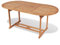 Outdoor Teak Esstisch mit Sonnenschirmloch, rechteckiger Gartentisch aus Holz (180 x 90 x 75 cm), wetterbeständig, Terrassenmöbel