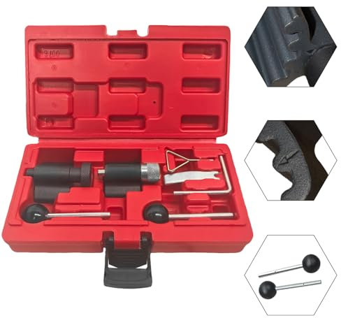 ENNJING 8 PCS Diesel Engine Timing Crank Locking Tool Kit Compatible with VW Audi Skoda Seat 1.2 1.4 1.9 2.0 TDI PD,Engine Camshaft Alignment Timing Tool Kit,Timing Belt Tensioner Tool, T10050 T10100