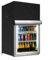 Waterproof Outdoor Fridge Cover, Adjustable Size Storage Pocket, Zip Opening, For Vertical Freezers(black S)