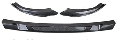 Auto Frontlippe zubehör Für Kia EV6 2022 2023 2024 EV6 GT GT-Line Frontlippe Splitter ABS Frontschürze Lip Spoiler Air Dam Side Body Kit Zubehör(Carbonfiber E6 GT)