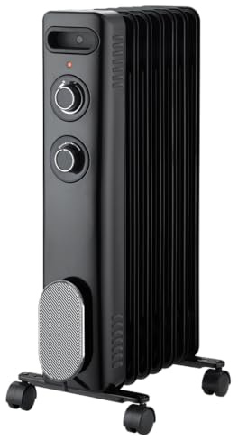 THOMSON - Radiateur mobile bain d'huile THOMSON CALISTA 2000W noir