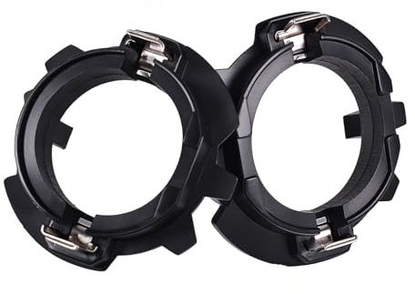 Winwinland H7 LED Glühbirnen Scheinwerfer Halter, Basis & Halteclips Adapter Kompatibel mit Golf MK5/Jetta/Golf 5– 2 Stück