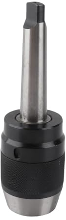 MTA3 - APU16 Keyless Drill Chuck, CNC Milling Machine Drill Chuck, Flat Tail Integrated Chuck with 1/16in - 1/2in Clamping Range for Lathe and Milling Machines