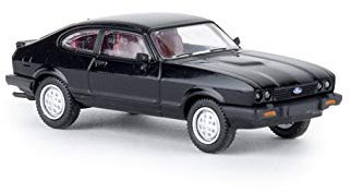 Brekina 19550 Ford Capri III, schwarz TD, Auto Modell 1:87 (H0)