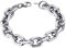 ChainsHouse Armkette Herren Rolo Kette Armband 19cm/12mm Ankerkette Armreif Rolokette Armband Silber Jungen Edelstahl Ersatzkette Gliederkette Armbänder Herren Kettenarmband Modeschmuck für Vatertag