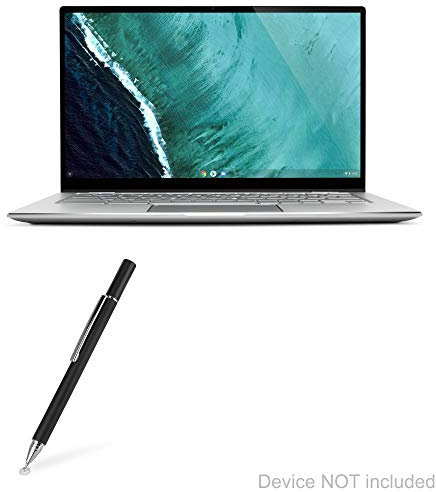 BoxWave Eingabestift für ASUS Chromebook Flip C434 – FineTouch kapazitiver Stylus, super präziser Eingabestift für ASUS Chromebook Flip C434 – Tiefschwarz