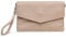 Caspar TA322 Damen Nappaleder Clutch, Farbe:nude