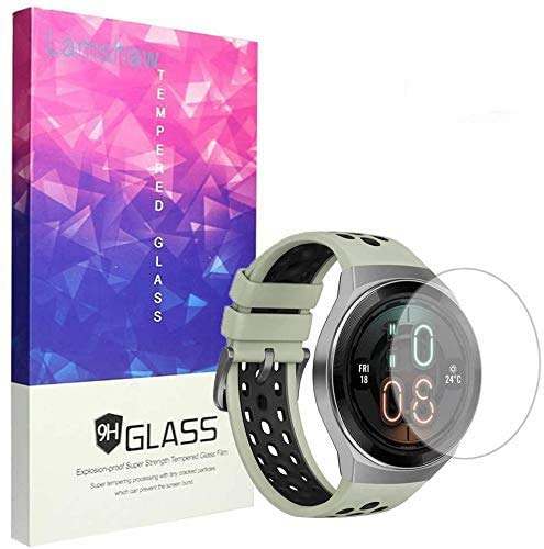 SkyBand 9H Protector De Pantalla De Cristal Templado para Reloj Inteligente Huawei Watch GT2e (46mm, 3 Pack)