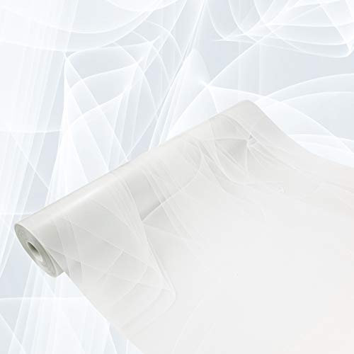 Fensterfolie selbsthaftend 45x100 cm | Statische Sichtschutzfolie ohne Kleber aus PVC | Selbsthaftende Glasfolie für Lichtdurchlass und Privatsphäre | Fensterfolie statisch haftend | Murano Polarlicht