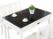 CIEEIN CIEHT Tovaglia in PVC Vetro morbido Piatto di cristallo Copertura di protezione per mobili Nero Dimensioni 90 * 180cm