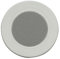RCF HS 1026 W Cornice bianca Spot-Light altoparlante da soffitto; 6W, 70-100V, filtro HI-PASS