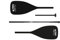 STAR PUMP - PB-RPAD714 - Pagaie Sup/Kayak Fiber 2 en 1 Star Paddle - 4 Secciones - Ajustable de 165 a 215 cm - Fibra de Vidrio/Aluminio - 900 g