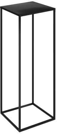 Metall Blumenständer Ständer für Blumentopf Modernes Loft Industriell Plant Stand (Schwarz), 70Hx24x24 cm