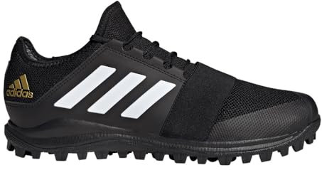 Divox Hockey Trainer Shoes - Black + Free Sports Innovation Chamois Grip (Numeric_7_Point_5)