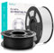 SUNLU High Speed PLA Meta Filament, 2kg PLA 3D Druckerfilament 1,75 mm, Robusteres 3D Druckfilament, Maßgenauigkeit +/- 0,02 mm, 2kg Insgesamt, 1kg pro Spule, 2er-Pack, Schwarz+Weiß