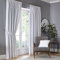 Fusion - White Blackout Curtains W90 x L90 (229 x 229cm) - Pencil Pleat Curtains in Plain White - 2x Panels - Thermal Curtains for Bedroom & Living Room - Pleated Curtains and Drapes in White