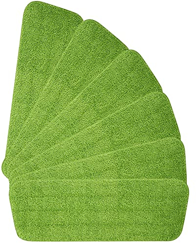 Vicloon Mop Pads, 6 Stück Mop Microfaser Reinigung Pads, Wischmopp-Reinigungskissen für Alle Sprühwischer & Reveal Wischmopps Waschbar, 42×14 cm- Grün