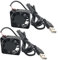FainWan 2-Pack 40mm x10mm DC 5V USB Brushless Cooling Fan, Dual Ball Bearing, Quiet Operation, 4010 Small Computer Fan 100cm Wire