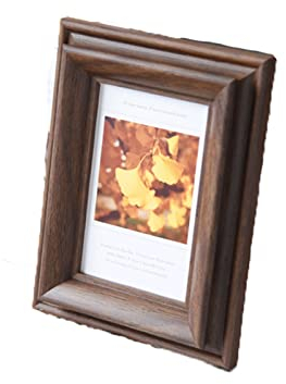 Bilderrahmen Bilderrahmen Bilderrahmen Rustikale Bilderrahmen mit High-Definition-Glas-Wandhalterung Tischplatte Display Desktop-Fotorahmen (Size : F)