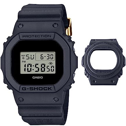 Casio Cinturino in resina nera con quadrante digitale della serie G-shock in edizione limitata re-masterpiece DWE-5657RE-1ER