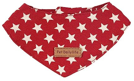 Oyccen Sterne Katze Bandana Hundehalstuch Dreieck Schal Verstellbare Haustier Welpen Lätzchen Halstuch für Kleine Hunde Katzen