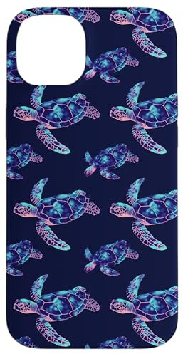 iPhone 14 Plus Turtle Sea Turtle Pattern Diving Diver Blue Case