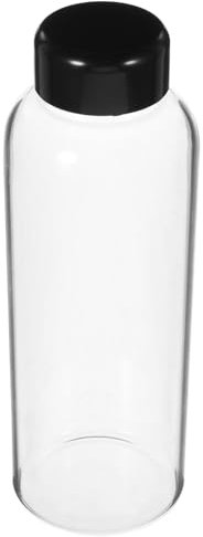 MAGICLULU Keego Trinkflasche Glaswasserflasche Für Unterwegs Wiederverwendbare Flasche Für Kaffee Tee Und Wasser Tragbarer Wasserbecher Gerade Trinkflasche 400 Ml Trinkflasche Leicht