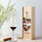 Transparent Gift Caja de Vino Personalizada con Cuatro Fotos. Regalo para Familiares, Amigos y Pareja. Cajas de Madera Personalizadas para Botella de Vino. Regalos Personalizados para Mujer y Hombre
