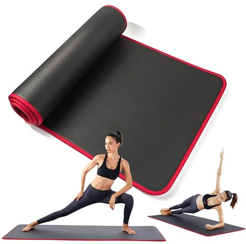 AQASKIN - 1pz Tappetino da ginnastica, yoga, fitness, antiscivolo, per allenamento, sport, turn, pilates - 183x61x1cm - Tappetino da ginnastica per allenamento e allenamento a casa.