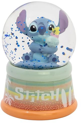 Ballon à neige Stitch dans une boîte cadeau