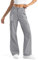 Moosehill Wanderhose-Cargohose-Damen-Baggy-Stretch-Wasserbeständigkeit Y2K High Waist Trekkinghose Outdoorhose Sommer Mit 8 Taschen (Silbergrau, M)