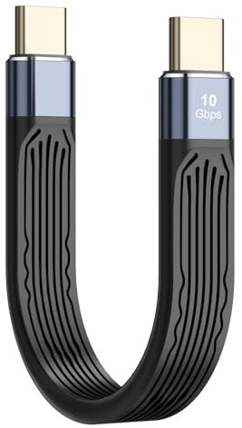 OFFCUP USB C to USB C Cable,10gb USB C Charger Cable Short,Fast Charging Data Cable for Type-C Interface Devices, Hard Drives, Samsung Galaxy S7/S8/S9/S10/S20FE/S21/A21/A22/A50/A51/52, Note8/Note10