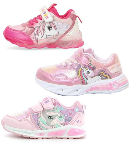 Einhorn-Schuhe für Mädchen von 25 bis 33, Regenbogen, 27 EU