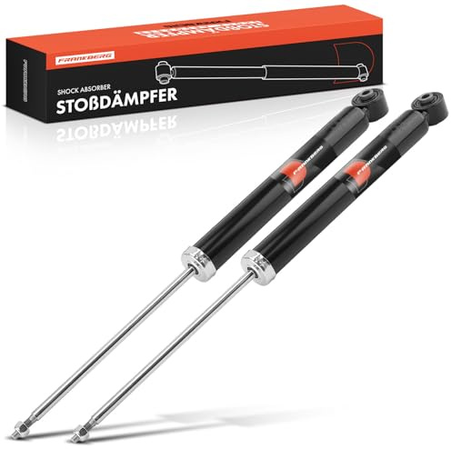 Frankberg 2x Stossdämpfer Stoßdämpfer Hinterachse Replace #5Q0513049FE | Kompatibel mit Skoda Octavia III Combi, Seat Leon, Leon Sportstourer, Audi A3 Sportback, A3, VW Golf Van VII Variant