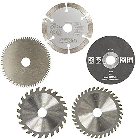 Saw blade 85mm Cutting Tool Saw Blades For Power Tool Circular Saw Blade For Wood HSS Saw Blade Cutter Circular Mini Saw Blade-3PCS 85x15 Diamond(5PCS 85x15mm)