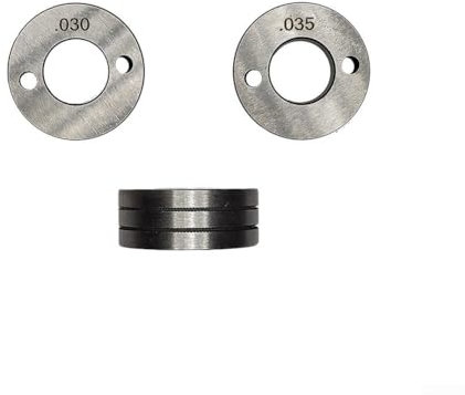 Rouleau d'entraînement AccFor ESsori pour ES de tailles multiples pour ES de rainure en V U moletée pour ES pour une utilisation dans les projets de soudage ES AB MIG (rainure moletée .030/.035)