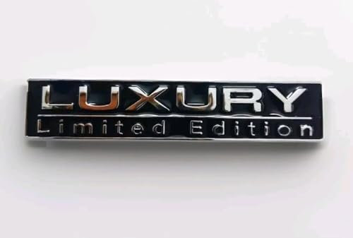 Adesivo 3D Luxury Limited Edition in metallo per auto, con logo laccato