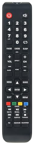 ALLIMITY Mandos a Distancia Compatible con Milectric Inves Grunkel Nordmende Akai AKTV3225E, AKTV3225E-SMART, ND32S3200E, MITV-32NA05, LED-4015 Smart, LED-320 GSMT, LED-390 GSMT, LED-420/LED-4018 SMT
