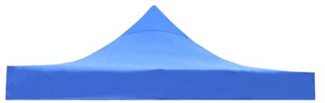 KIXZSAZ Lona para Techo de pabellón de Gazebo de Amplia aplicación - Cubierta de toldo para Exteriores de Tela fácil de Instalar Cubierta de Dosel para Patio, Azul, 3x3