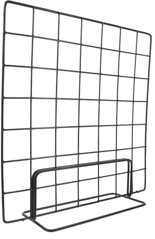 ROMISBABA 2 Piezas Soporte de Exhibición de Hierro Portátil Rejilla de Alambre con Base Grande Rack Versátil para Colgar Fotos Joyas y Artesanías para Tiendas y Uso Doméstico