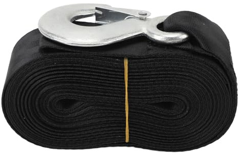 MEMEWOCA Heavy Duty Winch Strap with Hook, 3500lb Load Capacity Boat Trailer Winch Strap, Tow Strap for Car SUV Truck Jetski Motorboat