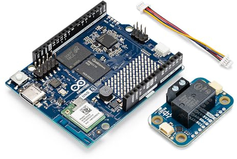 Arduino® UNO™ Q 4GB Modulino® Latch Relay Bundle: Control Industrial y Conmutación Segura