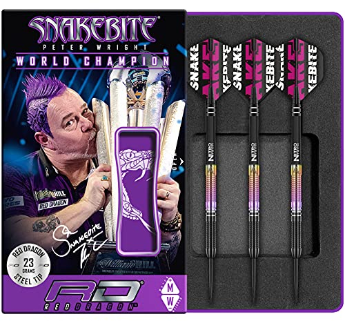 Snakebite Weltmeister 2020 Auflage: 23 Gramm Wolframpfeile Einschließlich Flüge und Stiele